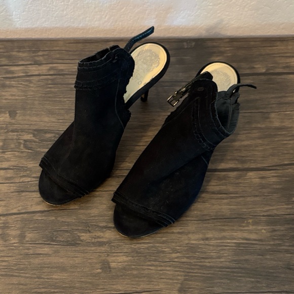 Vince Camuto black heels shoes size 8.5 - Picture 1 of 5